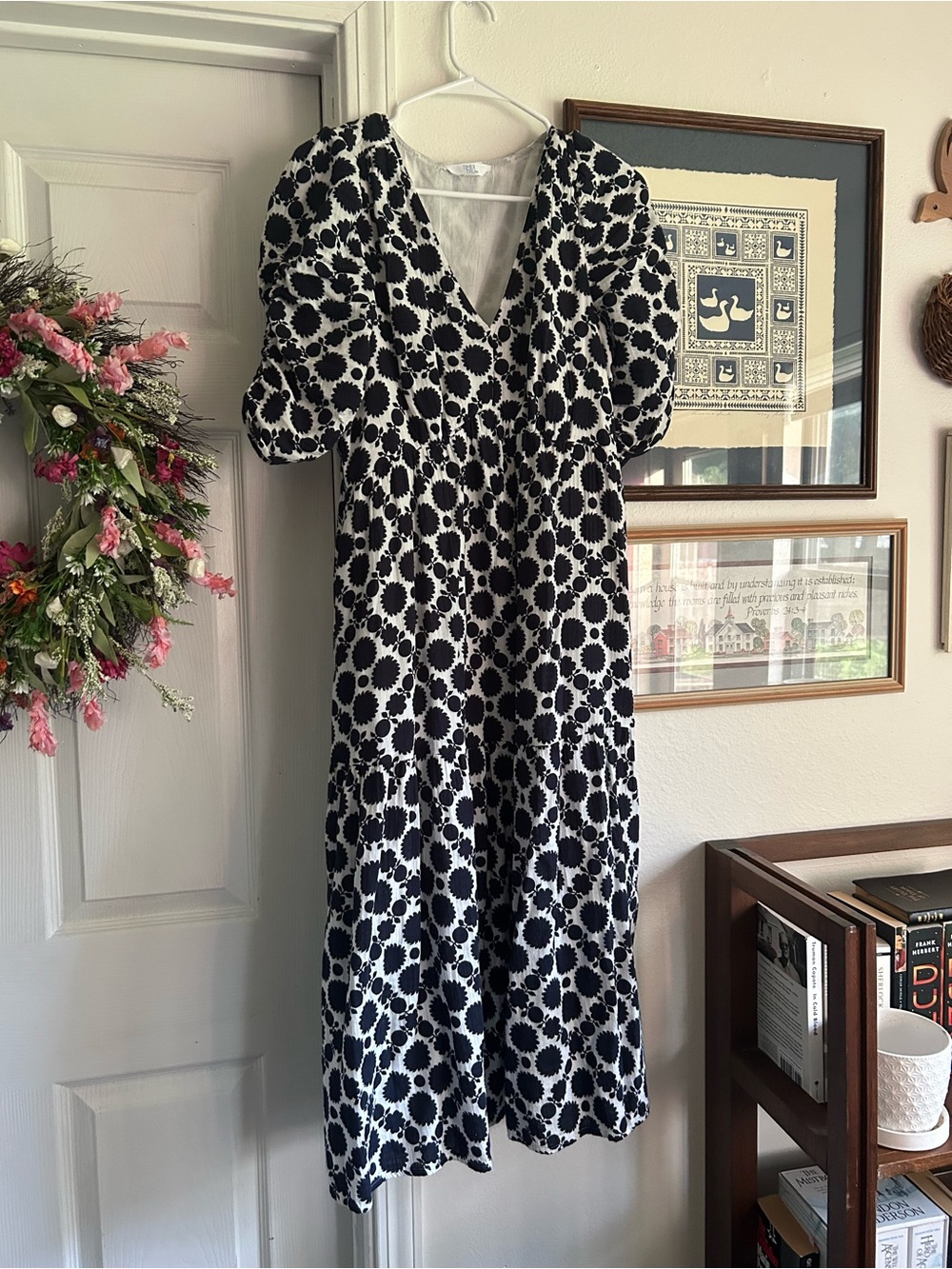 Time and Tru Block Floral Dress